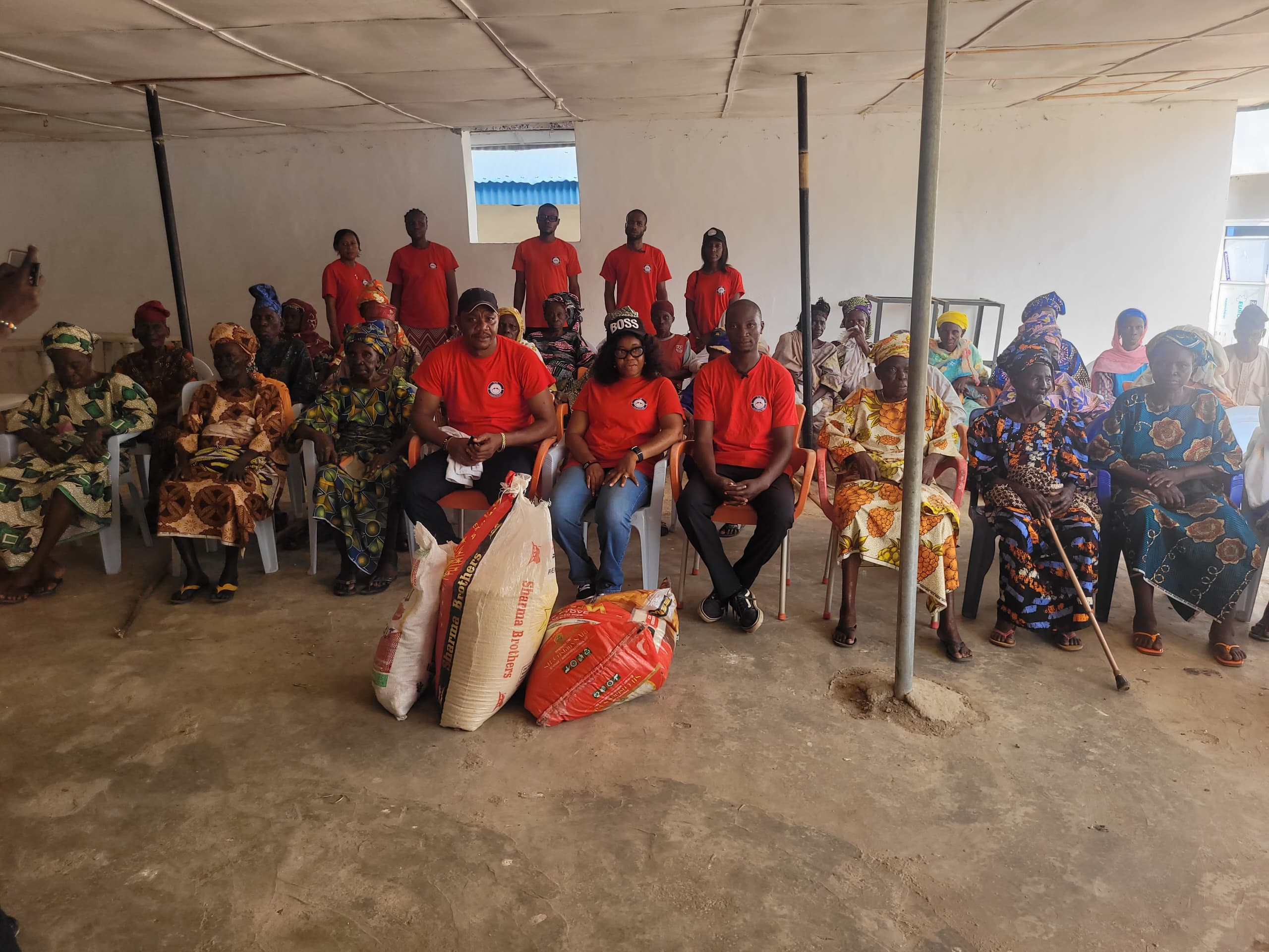 Group photo with widows