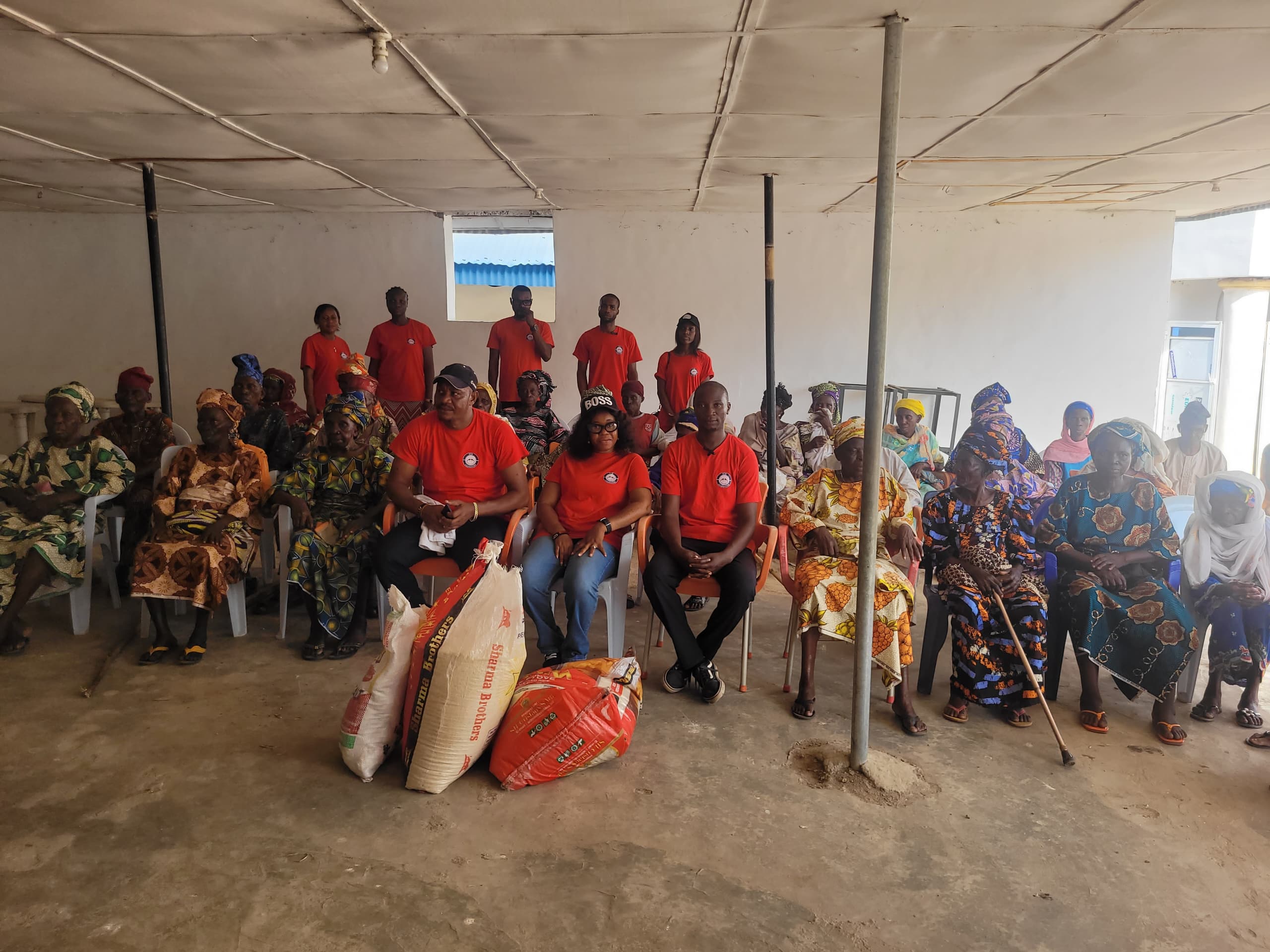 Food items distribution