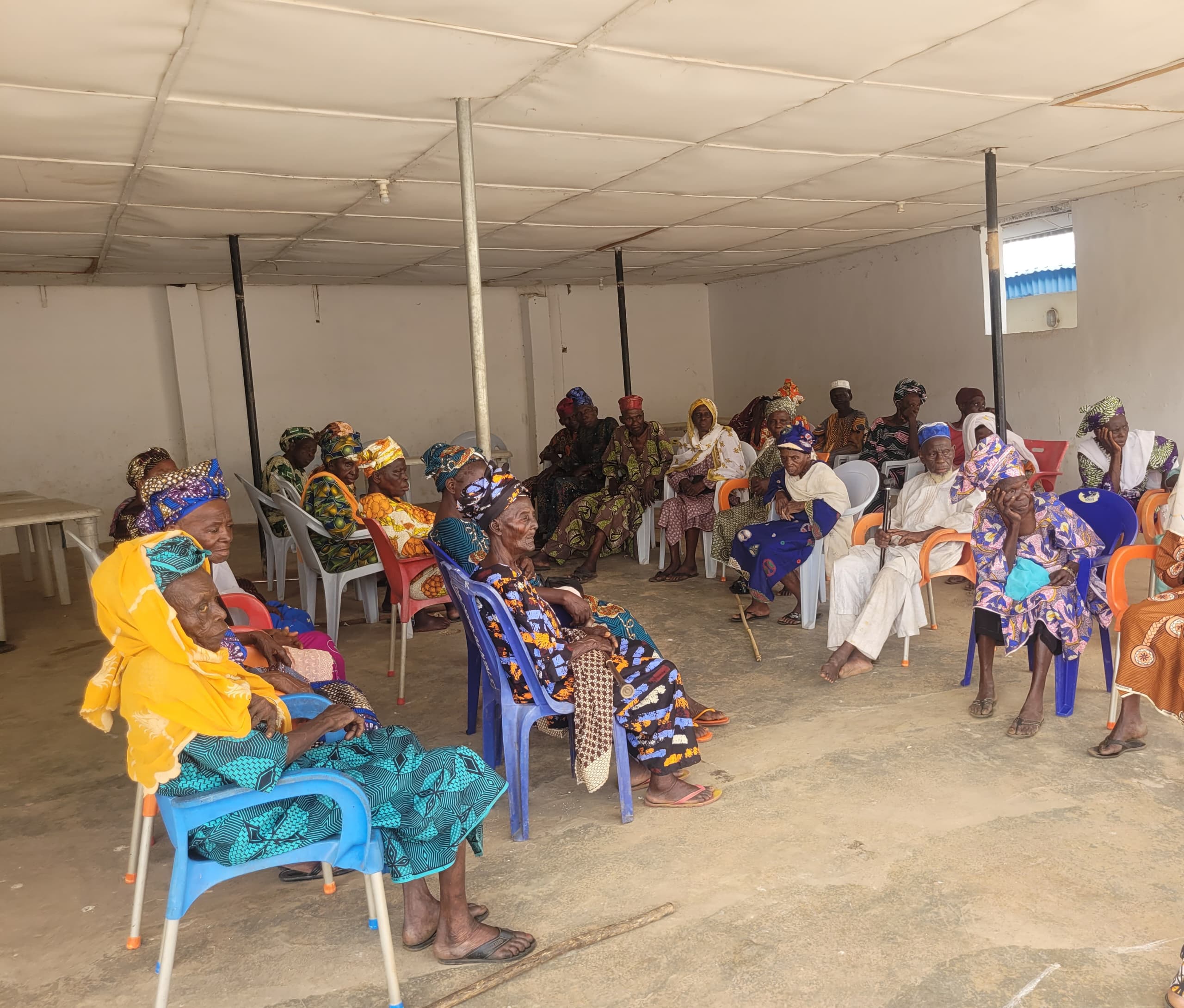 Group photo with widows