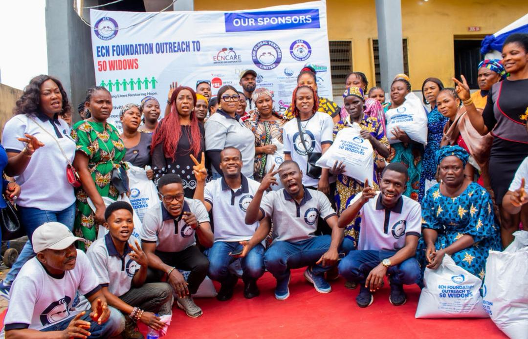 ECN team with widows
