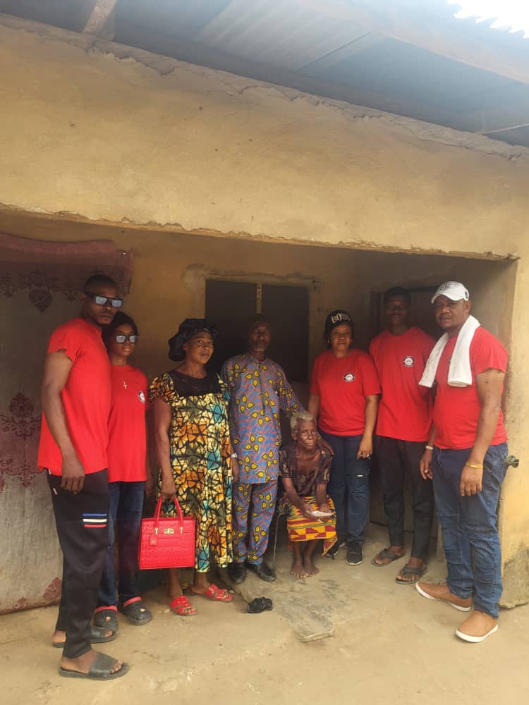 ECN supporting elderly widow in Abia